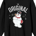 thumbnail image 2 of Frosty the Snowman The Original Women's Black Crew Neck Sweatshirt-XL, 2 of 7