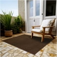 thumbnail image 3 of 3'x12' Soft Indoor/Outdoor Hobnail Style Area Rugs. Lightweight and Flexible for Easy Cleaning and Transport (Color: Mocha), 3 of 8