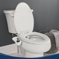 thumbnail image 6 of Bio Bidet SlimEdge Simple Bidet Toilet Attachment in White with Dual Nozzle, Fresh Water Spray, Non Electric, Easy to Install, Brass Inlet and Internal Valve, 6 of 8
