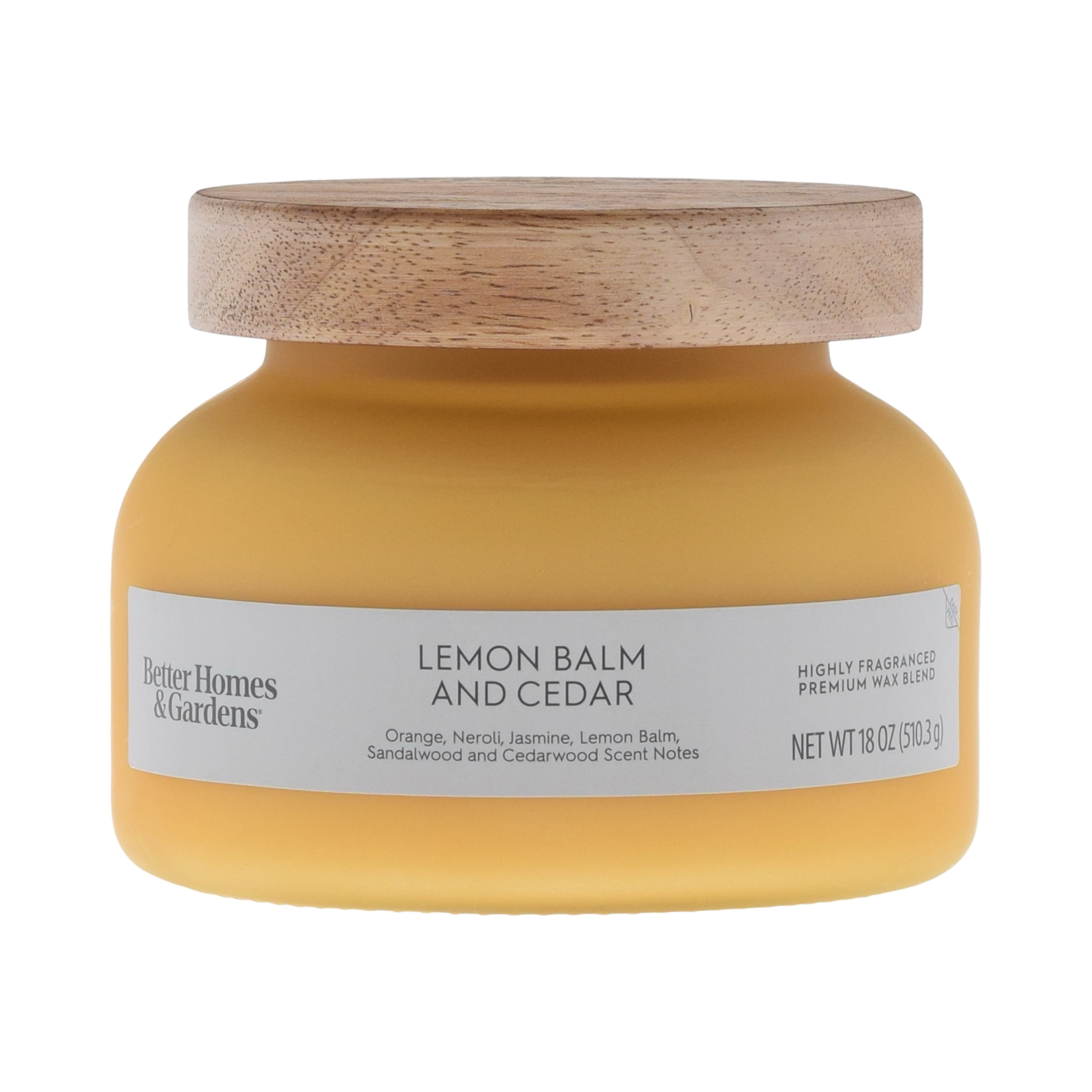 Better Homes and Gardens Lemon Balm and Cedar Scented 2-Wick