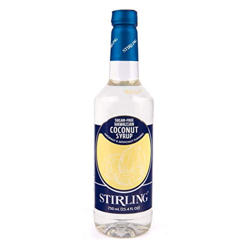 Stirling Gourmet Sugar Free Coconut Coffee Flavoring Syrup