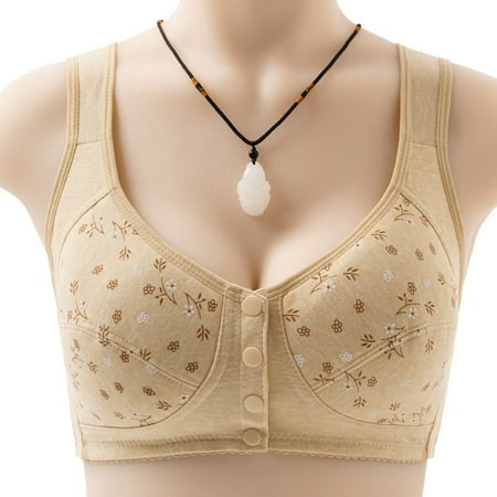 PEASKJP Plus Size Bras for Women Lightweight Push Up Wireless Bra Padded T Shirt Bras No Underwire Plunge Full Coverage Bras Women s Lingerie D 50 115