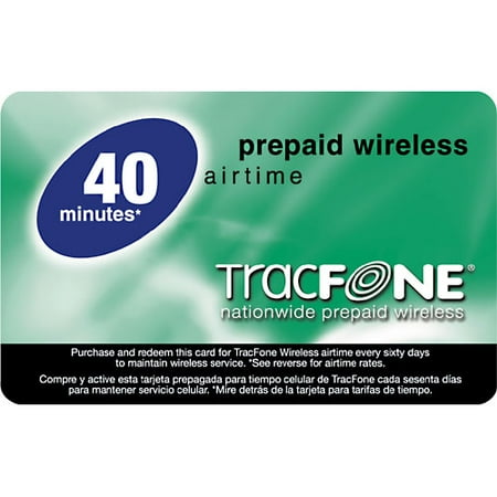 TracFone 40-Minute Prepaid Cellular Phone Card