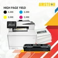 thumbnail image 3 of Amstech Compatible Toner for HP CF412A for HP Color LaserJet Pro MFP M477fnw M477fdn M477fdw M377dw Pro M452dw M452nw M452dn Printer Ink (Yellow,1-Pack), 3 of 9