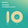 thumbnail image 2 of Welnove Corn Cushions for Toes, 32 Count Self-Stick Callus Pads with Water-Resistant Adhesive, Provides Cushioning, Reduces Rubbing Pain (Beige), 2 of 7