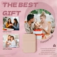 thumbnail image 7 of DESIGNICE Compact Mirror,Foldable Stand-Up Pocket Mirror,Hands Free Travel Mirror,White, 7 of 7