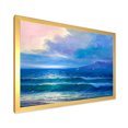thumbnail image 2 of Designart 'Sunrise Glow On The Sea Waves I' Nautical & Coastal Framed Art Print, 2 of 4