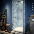 thumbnail image 3 of 32 Inch Shower Door 32-34" W x 72" H Pivot Chrome Semi-Frameless| Classy, 3 of 28