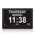 thumbnail image 1 of Senior Watch Calendario digital de 8 pulgadas y función Senior Watch Photo: reloj digital, despertador, calendario para personas mayores y personas con demencia (por ejemplo, Alzheimer) con función, 1 of 7