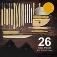 thumbnail image 2 of US Art Supply 26-Piece Pottery & Clay Sculpting Tool Sets with Cases, 2 of 6