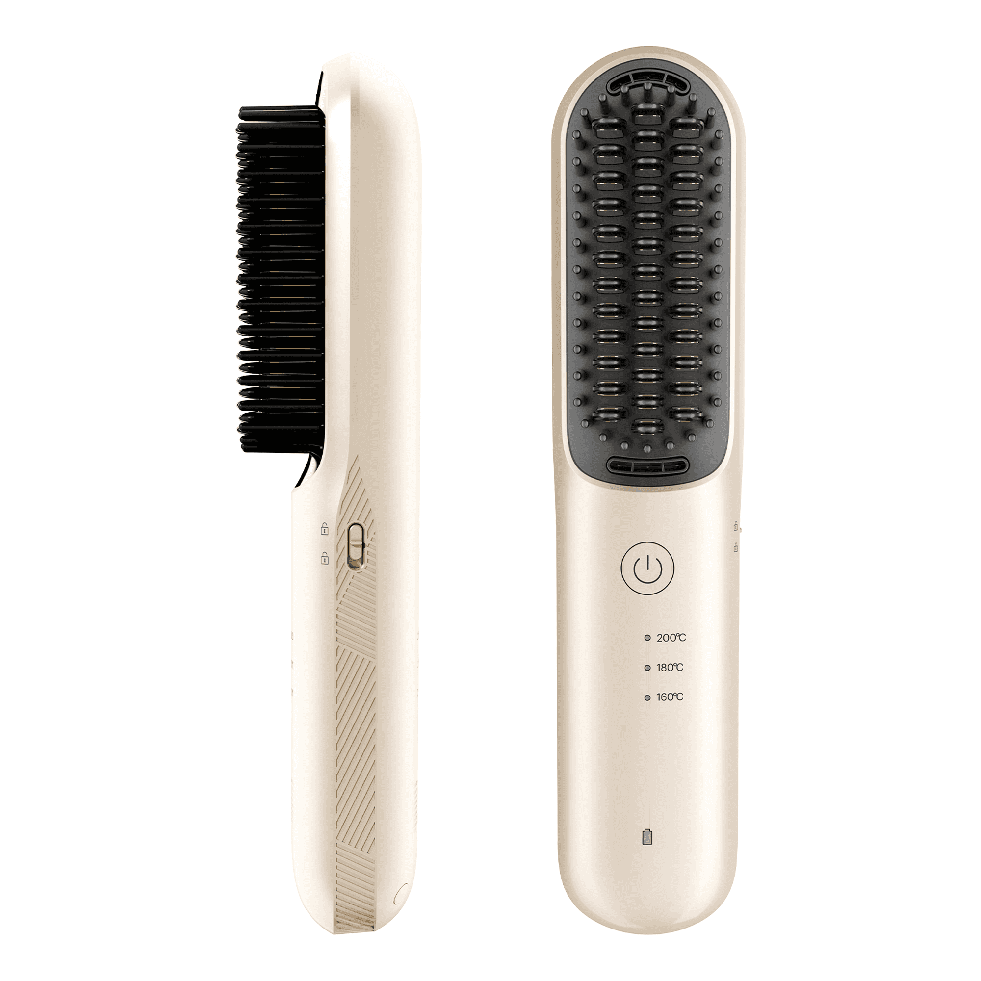 Tome Steam Hair Straightener Brush Dual Voltage, Ionic