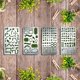 thumbnail image 1 of 4 plantillas de metal de 7 x 4 pulgadas con letras y números, símbolo de flecha, para álbumes de recortes, fotos, tarjetas decorativas y en relieve., 1 of 8