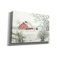 thumbnail image 2 of Epic Graffiti 'Winter Barn' by Cindy Jacobs, Canvas Wall Art, 26"x18", 2 of 8