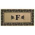 thumbnail image 1 of Nedia Home Vineyard HeavyDuty Coir Monogrammed Doormat, 1 of 4