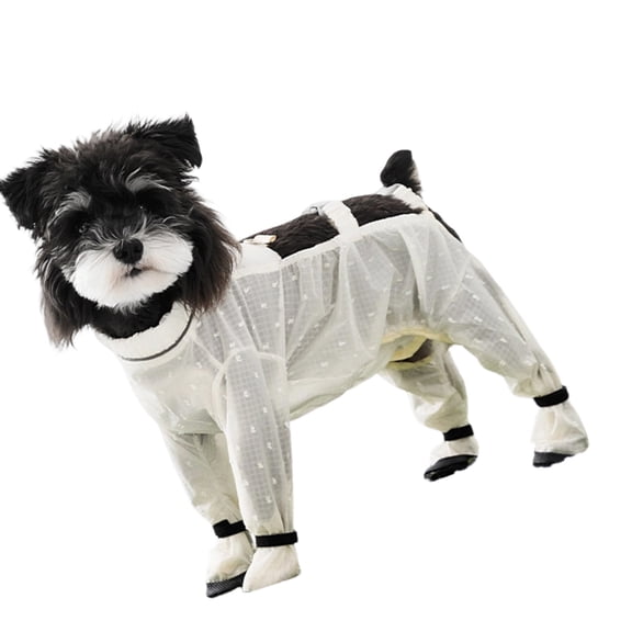 Dog Protective Suspenders Waterproof AntiDust Pants with Shoes For Mediums Breeds Outdoor Activity Pet Walking Gear