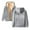 A-Grey, variant on Puliio Womens Zipper Hoodies Fashion Letter Print Zip Up Plush Hoodie Sweartshirts With Pockets Long Sleeve Drawstring Oversized Fall Top Autumn Winter Jacket Hooded Coat