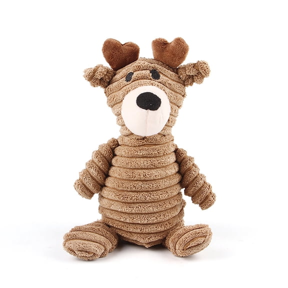 2026 New Stuffed Puppy Toys, Plushies Pillow Puppy Plush Toys, Dog Teething Companion Interactive Cartoon Animal Plush Sound Toy Small Dog Boredom Pet Toy for Holidays, Xmas and Party Gifts