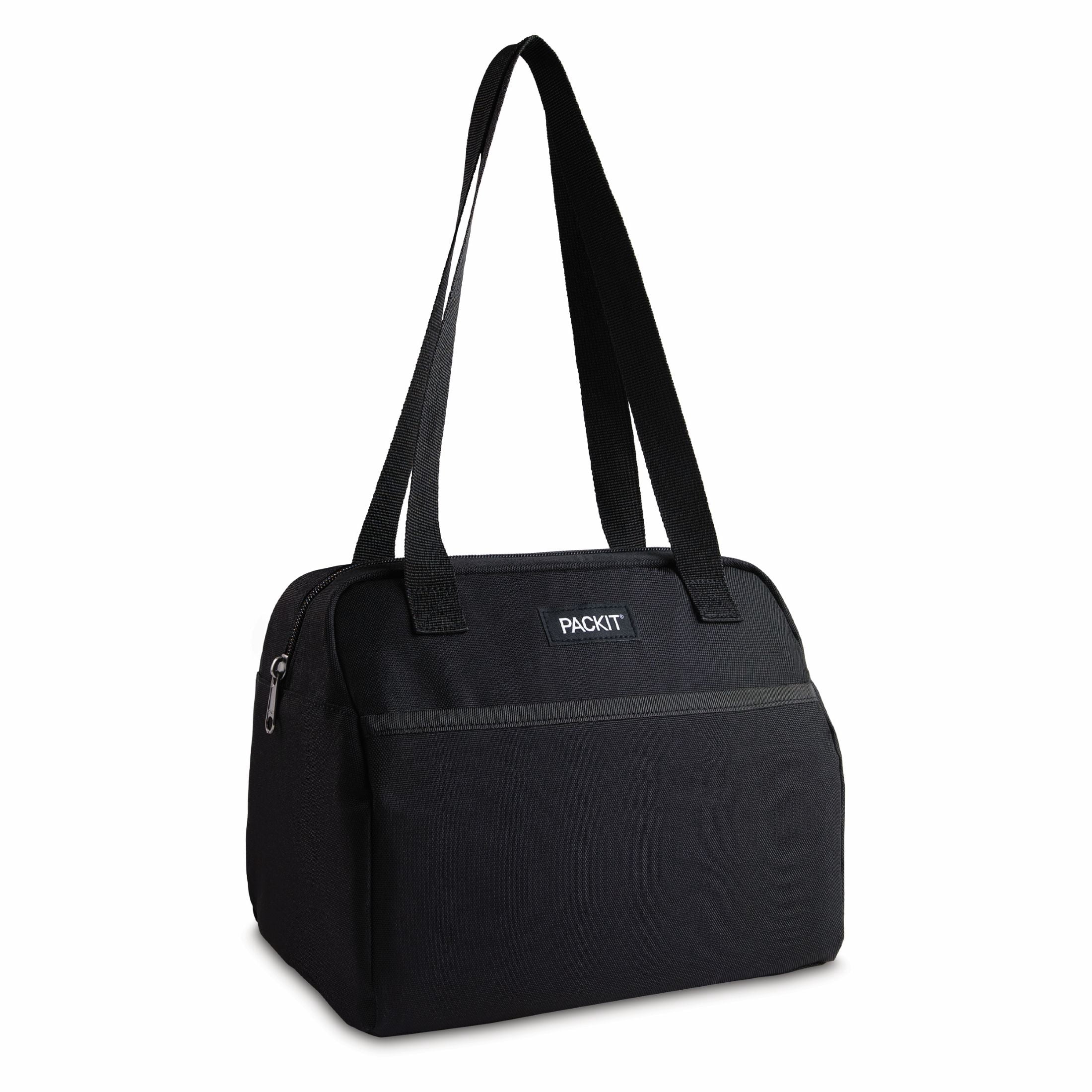 Packit Freezable Hampton Lunch Bag, Black, Polycanvas, BPA Free