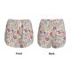 thumbnail image 3 of Balery Trendy Floral Design Pantalones cortos deportivos para mujer con forro y dos bolsillos, elásticos, para entrenamiento, gimnasio, yoga-XX-Large, 3 of 7