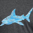 thumbnail image 3 of CafePress - Great White Shark Grey Men's Deluxe T Shirt - Mens Tri-blend T-Shirt, 3 of 4