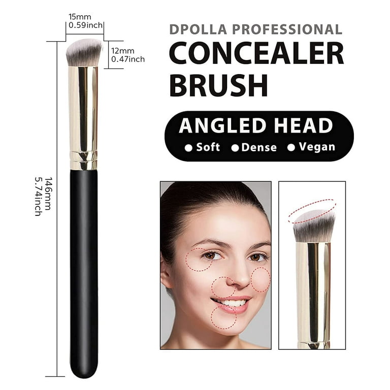 Flat Concealer Brush, Vegan Buffer Brush