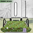 thumbnail image 6 of Bulopur Hibiscu Waterproof Golf Cart Seat Covers Non Slip Golf Cart Seat Towel Blanket with 4 Front Pockets& Nonskid Bottom Fits for EZGO, Yamaha, Club Car, 6 of 8