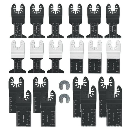 

22 PCS Metal Wood Oscillating Saw Blades Quick Release Oscillating Blades for Fein Multimaster Etc.