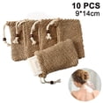 thumbnail image 1 of Paquete de 10 bolsas de jabón ideales para guardar restos de jabón, bolsas de jabón de fibra natural para hacer espuma y secar el jabón, bolsa de jabón orgánico con soporte para bolsa para ducha y, 1 of 8
