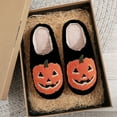 thumbnail image 3 of Pantuflas de Halloween Wdftyju Calabaza 38-39 para 37-38 Pies, 3 of 8
