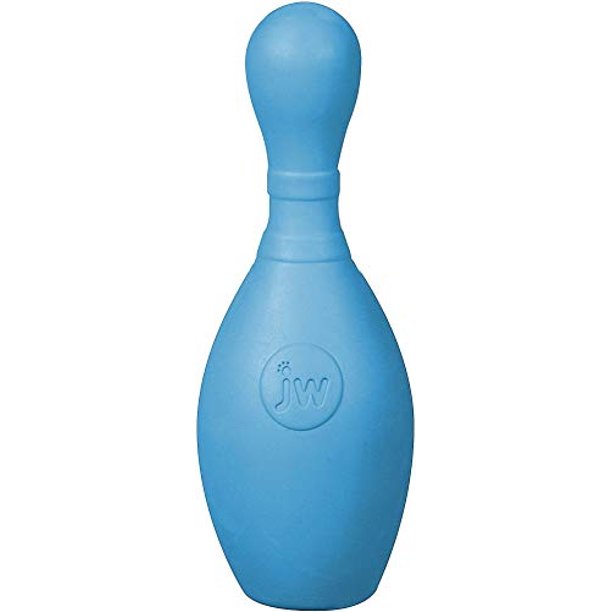 JW Pet Bouncin' Bowlin Pin Dog Toy Assorted Bright Colors 3 Sizes