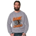 thumbnail image 4 of Soccer Player Fan Game Changer Men's Crewneck Sweatshirt Brisco Brands L, 4 of 6