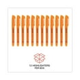 thumbnail image 6 of Universal Chisel Tip Fluorescent Orange Ink Orange Barrel Pocket Highlighters (1 Dozen), 6 of 7