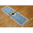 thumbnail image 4 of Casavani - 12'x15' Blue Block Printed Cotton Area Rugs for Living Room Outdoor Patio Rugs, 4 of 7