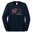 thumbnail image 2 of Wild Bobby, Loved John 3:16 Inspirational/Christian Men Long Sleeve Shirt, Navy, XX-Large, 2 of 6