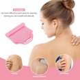thumbnail image 4 of Exfoliating Shower Bath 2 Pcs Back Scrubber Washcloth with Handles Extended Length Scrubber Towel Exfoliating Washcloth Scrub Body Shower Back Washer Spa Massage Bath Towel for Women Men (Pink), 4 of 9