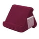 thumbnail image 1 of Xiao Hua Soporte de almohada suave para tableta, apto para iPad, soporte multiángulo para phablet, funda de almohada, bolsillo lateral para móvil, color burdeos, 1 pieza, 1 of 5