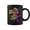 Black, variant on Mardi Grawr T Rex Dinosaur Jester Hat Mardi Beads Mardi Gras V6 Coffee Mugs