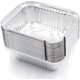 thumbnail image 1 of Juego de 20 Cuencos de Aluminio Desechables - Para Asar, Asar, Cocinar - 15 x 12 x 5 cm - 420 ml (sin tapa) JAMW Sencillez, 1 of 5