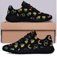thumbnail image 6 of Rainbow Shoes, Unisex Fashion LGBT Sneakers for Men Women Black Size 4.5, 6 of 7
