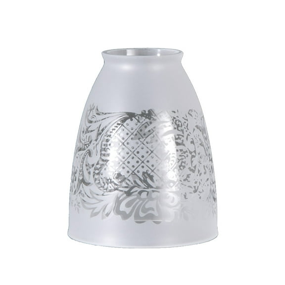 B&P Lamp® 2 1/4" Fitter, Fixture Shade With Satin Filigree Design