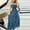 Blue, variant on Casual Womens Spring Dresses Sleeveless Leopard Print Slip Dress Flowy Empire Waist V Neck Maxi Sundress