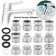 thumbnail image 1 of Degree Adjustable Swivel Aerator Adapter Faucet Adapter Tap Aerator Connector 360 Faucet Adapter For Kitchen Sink Faucets Bath, 1 of 5