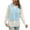 Light Blue, variant on Sweater Vest for Women V Neck Sleeveless Knit Solid Color Casual Pullover Tops Light Blue