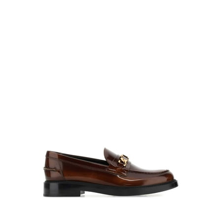 

TOD S Brown Leather Loafers