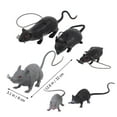 thumbnail image 4 of Mouse Fake Mice Rat Prank Rats Halloween Rubber Toys Model Simulation Artificial Scary Party Props Pranks Adults April, 4 of 6