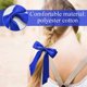 thumbnail image 3 of Royal Blue Hair Bow Clips for Women and Girls with Long Tail Satin Ribbon and Alligator Clip, 3 of 4