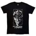 thumbnail image 1 of The Joker  Adult Black & White Grin T-Shirt, 1 of 2