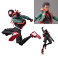 thumbnail image 2 of Figura de acción de Spiderman de 13cm Ml, estatua de Spiderman Sofbinal, Miles Morales, a través del universo, juguete de modelo coleccionable Fivean unisex, 2 of 2