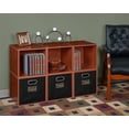 thumbnail image 2 of Niche Cubo Storage Organizer Open Bookshelf Set- 6 Cubes- Cherry, 2 of 8