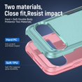 thumbnail image 3 of KOMI Designed for Google Pixel 9 Pro, Military Grade Drop-Proof Shockproof Anti-Scratch Case,Slim Fit Strong and Durable Phone Protection Cover for Google Pixel 9 Pro, Green+Pink, 3 of 5